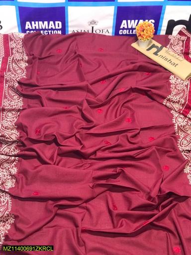 Lawn Embroidered Festive Women Shawl