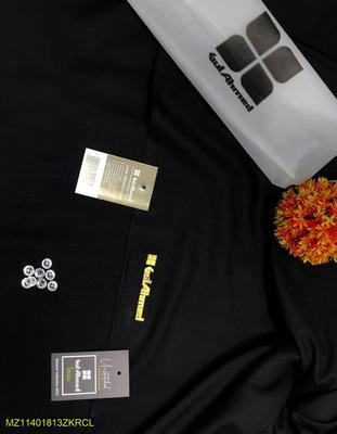 Men's Unstitched Wash And Wear Plain Suit