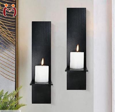 Modern Abstract Shelves - 2 Pcs for Stylish Room Decor