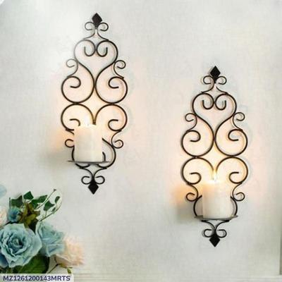 Modern Black Wall Shelves Set of 2 Decorative Wall Art 14" thumbnail 6