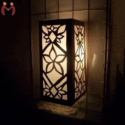 New Design Wooden Lamp With Laser Cutting
