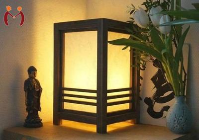 Modern Design 3D laser Cut Wooden Table Lamp