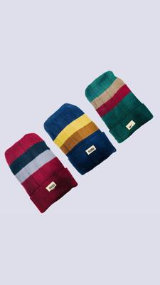 Men's Wool Textured Cap, Pack Of 3