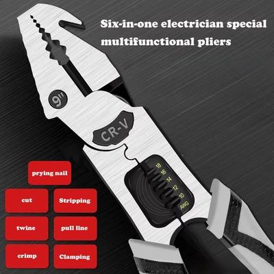 Heavy Duty Chrome Vanadium Steel Plier - 1 Pc Durable Tool for Versatile Applications