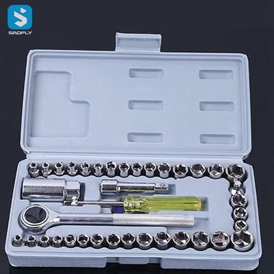 40 Pcs Chrome Vanadium Steel Tool Kit Set