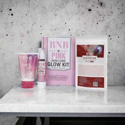 Pink Skincare Glow Facial Kit