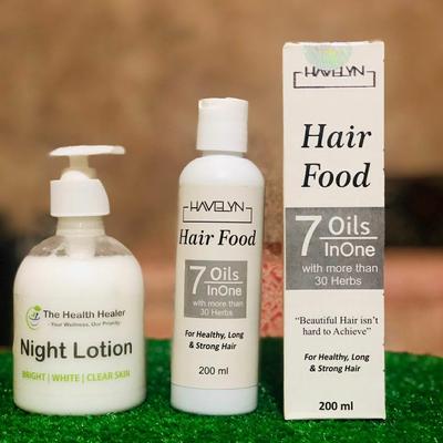 2 in 1 Skincare & Haircare Bundle - Body Lotion & Hair Oil