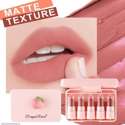 High Pigmented Lipstick Collection - 5 Pcs of Bold Colors thumbnail 6