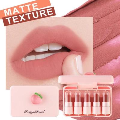 High Pigmented Lipstick Collection - 5 Pcs of Bold Colors