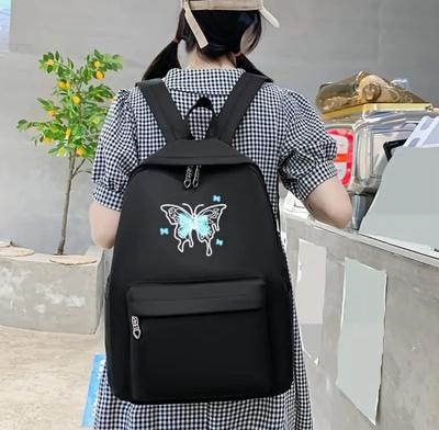 Girl's Butterfly Printed Multipurpose Bag