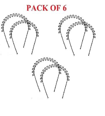 Medium Length Hair Band - Pack Of 6