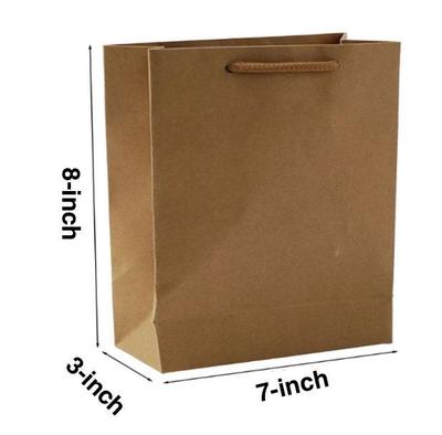 7 x 8 x 3 Inches Gift Bag - 20 Bags