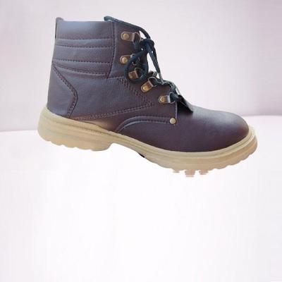 Men's Synthetic Leather Semi-Formal Knee High Boots (Brown - CAT)