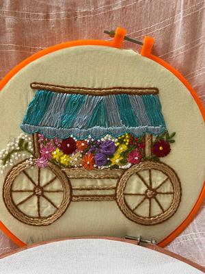 Flower Design Wall Hanging