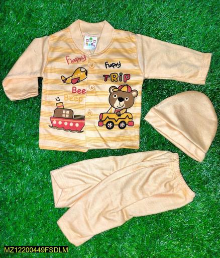3 Pcs New Born Baby Suit