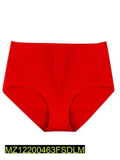 Cotton Plain Panties, Red