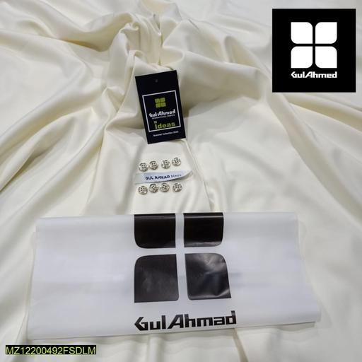 Men's Unstitched Wash And Wear Plain Suit