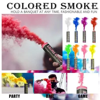 Colorful Smoke Bomb, Pack Of 5