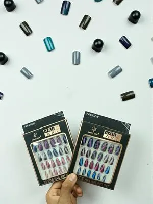 24 Pcs Professional Manicure Artificial Nails