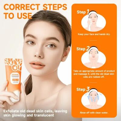 Orange Enzyme Exfoliating Gel for Brightening Skin Tone thumbnail 3