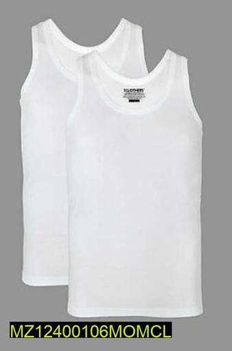 Men's Cotton Vest, Pack Of 2
