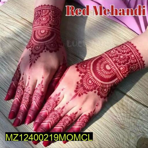 Mehndi Henna Cone, Pack of 2 - Red