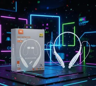 White Clear Voice 1307 Wireless Neckband