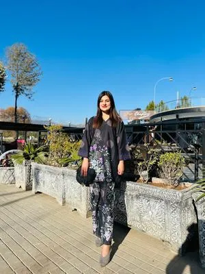 2 Pcs Women's Stitched Swiss Lawn Printed Shirt And Trouser thumbnail 6