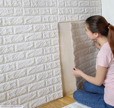 Modern Design Quartz Wall Tile Sticker - 3 Pcs Self-Adhesive, Waterproof Decor thumbnail 10