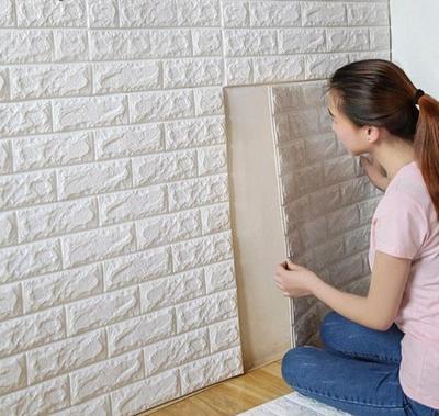 Modern Design Quartz Wall Tile Sticker - 3 Pcs Self-Adhesive, Waterproof Decor