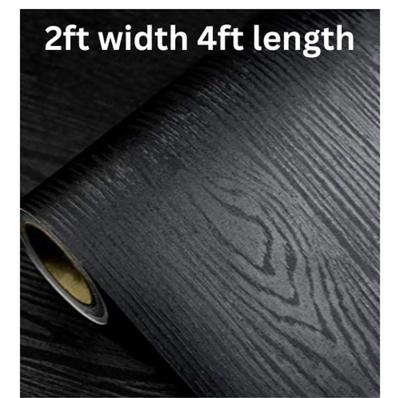 Stylish Black 3D Calligraphy Wall Sticker - 48" x 24" Decorative Art