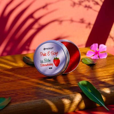 Hydrating Red Lip Balm - Flavored & Moisturizing, Perfect for Lip Care, 1 Pcs