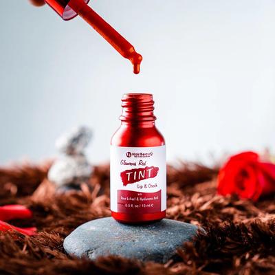 Cherry Red Lip Tint - Hydrating & High Pigmented Glossy Finish | 1 Pcs