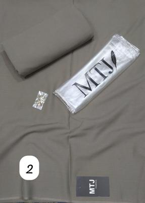 Men's Unstitched Wash And Wear Plain Suit - All Season Essentials