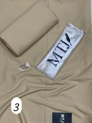 Men’s Unstitched Wash And Wear Plain Suit - Ideal for All Seasons