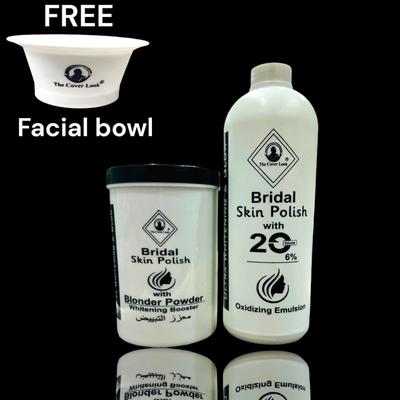 Whitening and Brightening Skin Polisher 1500ml - Set of 3 Pcs for All Skin Types