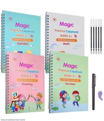 Sank Magic Tracing Workbook- 4 Pcs Set