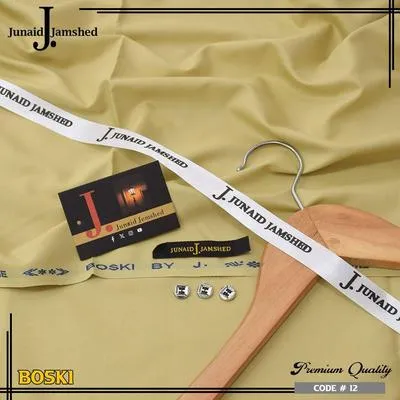 Stylish J. Men’s Unstitched Boski Plain Suit