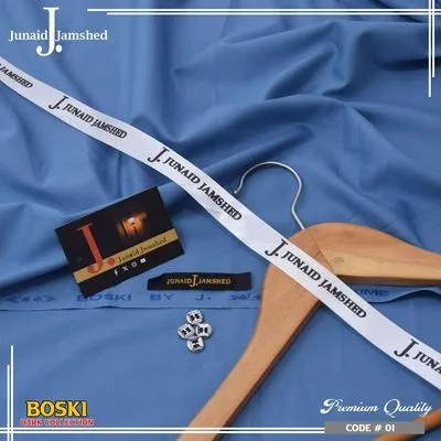 Stylish J. Men’s Unstitched Boski Plain Suit