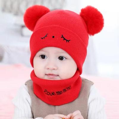 Warm Wool Beanie And Neck Warmer Set - 2 Pcs Unisex