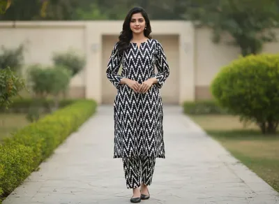 Women Unstitched Printed Suit Black 2 Pcs Micro Polo Cotton