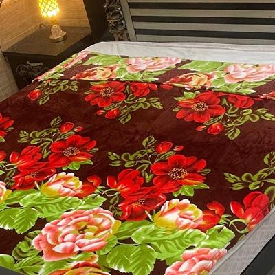 Fleece Printed Double Bed Blanket