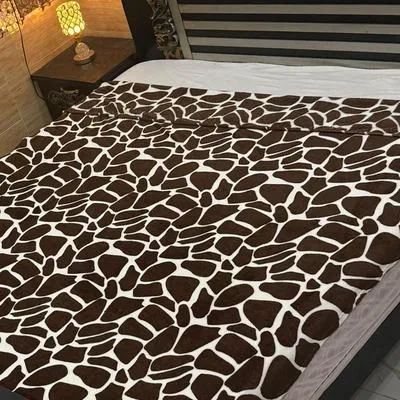 Cozy Fleece Printed Double Bed Blanket