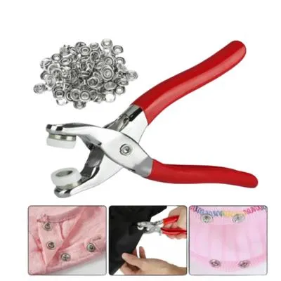 Tich/Snap Button Machine with 150 Pairs Buttons