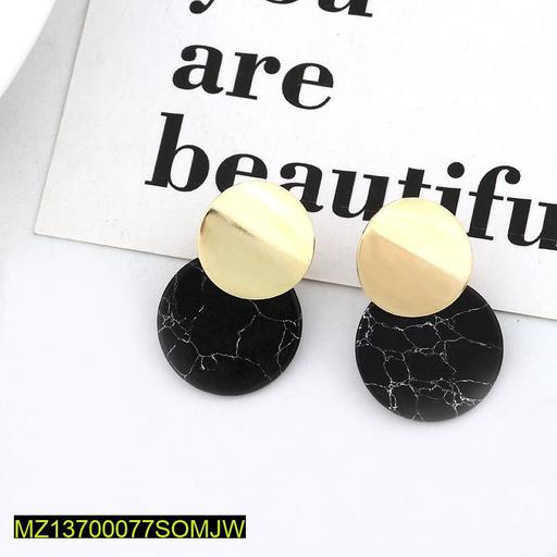 Trendy Acrylic Stones Design Earrings