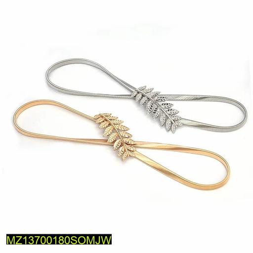 Women's Alloy Metal Waist Belt Pack of 2