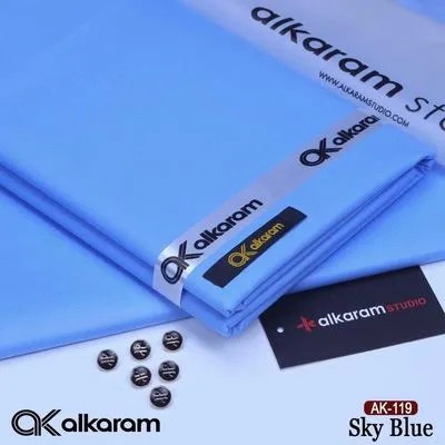 Men’s Unstitched Cotton Plain Suit