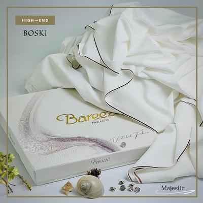 Men's Unstitched Boski Suit - Off White Plain Fabric