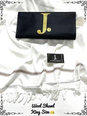 1 Pc Men's Wool Plain Shawl