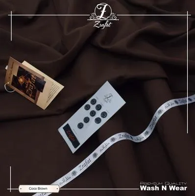 Men’s Unstitched Wash And Wear Plain Suit